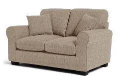 Habitat Lisbon Fabric 2 Seater Sofa - Stone -Habitat 5945861 R Z002A