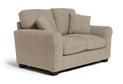 Habitat Lisbon Fabric 2 Seater Sofa - Stone -Habitat 5945861 R Z004A