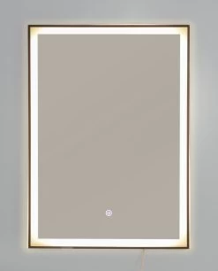 Habitat Rectangle Backlight LED Mirror - Black -Habitat 6025601 R Z002A