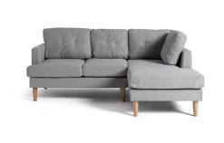 Habitat Joshua Fabric Corner Chaise Sofa - Light Grey 13 Habitat Joshua Fabric Corner Chaise Sofa - Light Grey -Habitat 6205737 R Z002A