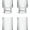 Habitat Ribbed Set Of 4 Hi Ball Glasses -Habitat 6222442 R Z001A