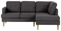 Habitat Joshua Fabric Corner Chaise Sofa - Charcoal 13 Habitat Joshua Fabric Corner Chaise Sofa - Charcoal -Habitat 6259082 R Z002A