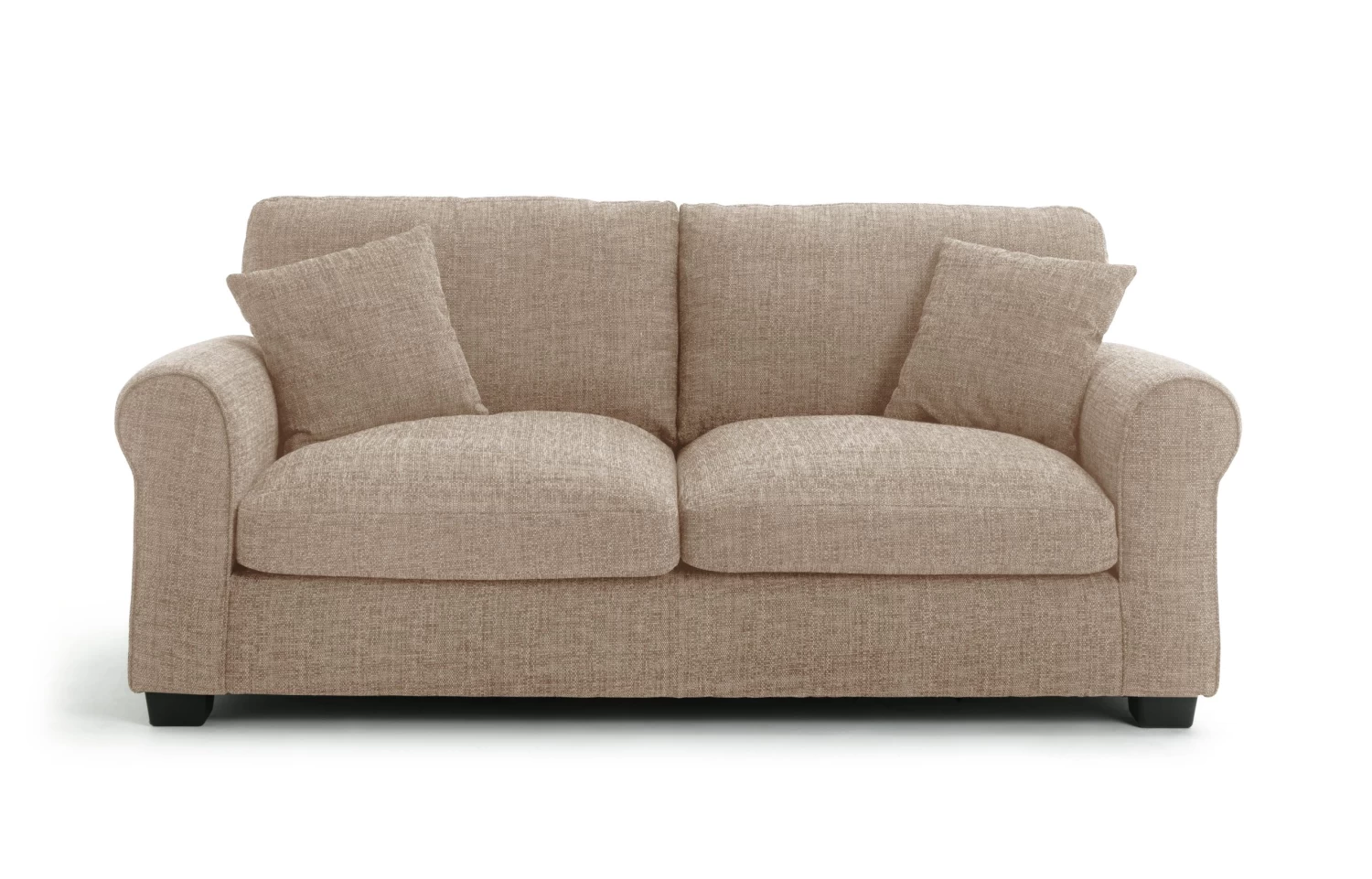Habitat Lisbon Fabric 3 Seater Sofa - Beige 3 Habitat Lisbon Fabric 3 Seater Sofa - Beige