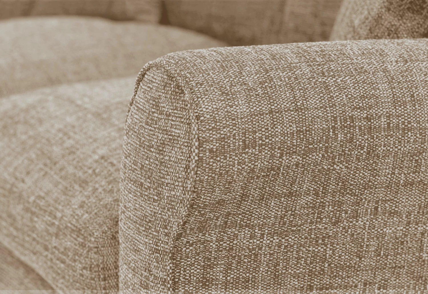 Habitat Lisbon Fabric 3 Seater Sofa - Beige 8 Habitat Lisbon Fabric 3 Seater Sofa - Beige - Image 6