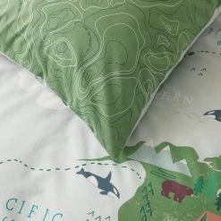 Habitat Kids Cotton World Map Print Bedding Set - Toddler -Habitat 6823786 R Z003C