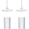 Habitat Ribbed Set Of 4 Champagne Flute -Habitat 6826305 R Z001A