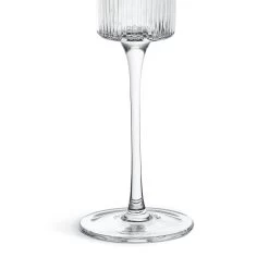 Habitat Ribbed Set Of 4 Champagne Flute -Habitat 6826305 R Z004A