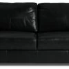 Habitat Salisbury Leather 4 Seater Sofa - Black -Habitat 6872744 R Z001A