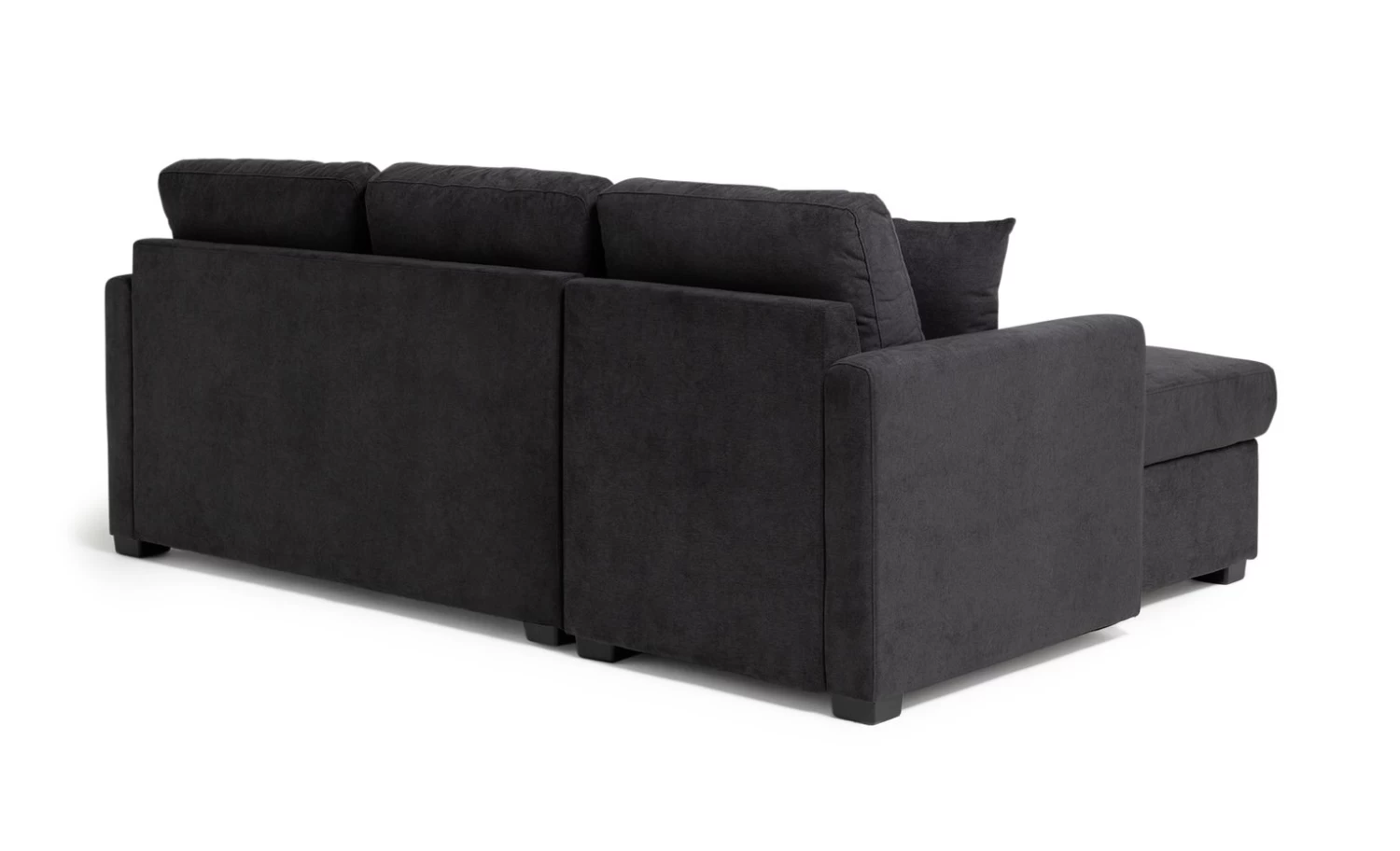Habitat Reagan Left Corner Chaise Sofa Bed - Charcoal 8 Habitat Reagan Left Corner Chaise Sofa Bed - Charcoal - Image 6