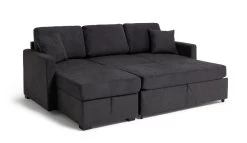 Habitat Reagan Left Corner Chaise Sofa Bed - Charcoal 20 Habitat Reagan Left Corner Chaise Sofa Bed - Charcoal -Habitat 6980038 R Z007A