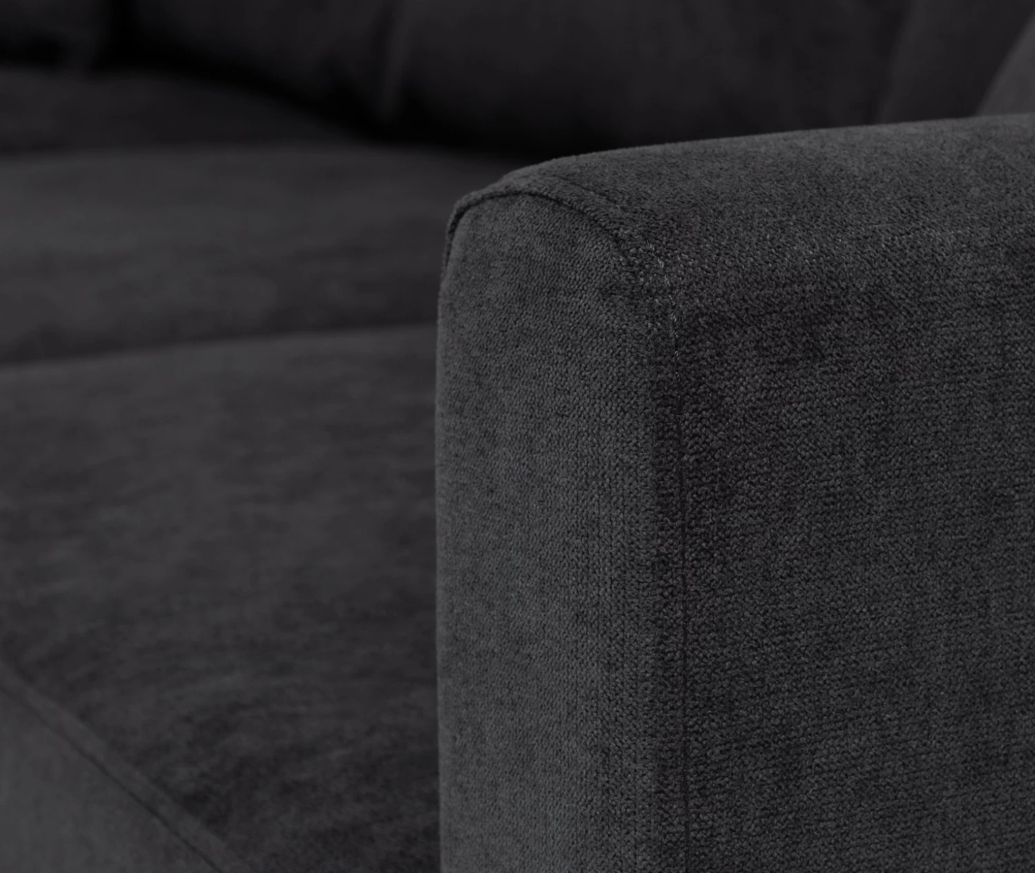 Habitat Reagan Left Corner Chaise Sofa Bed - Charcoal 11 Habitat Reagan Left Corner Chaise Sofa Bed - Charcoal - Image 9