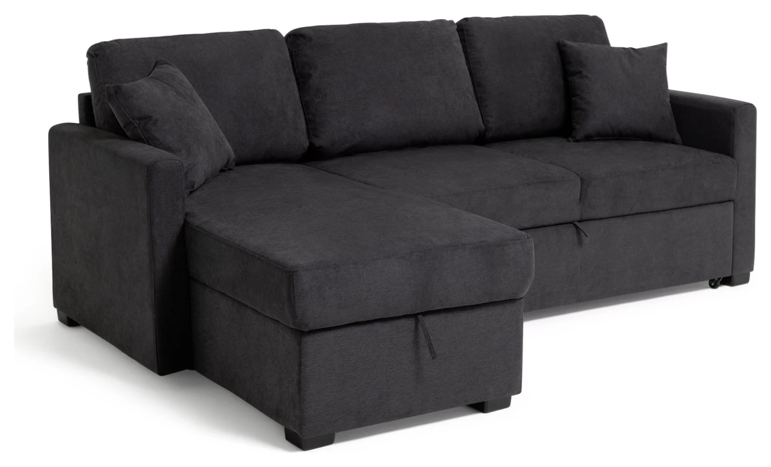 Habitat Reagan Left Corner Chaise Sofa Bed - Charcoal 12 Habitat Reagan Left Corner Chaise Sofa Bed - Charcoal - Image 10