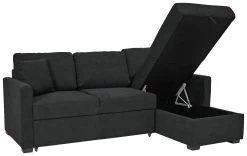 Habitat Reagan Right Corner Chaise Sofa Bed - Charcoal 18 Habitat Reagan Right Corner Chaise Sofa Bed - Charcoal -Habitat 7005307 R Z002A