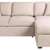 Habitat Reagan Right Corner Chaise Sofa Bed - Natural -Habitat 7019757 R Z001A