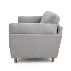 Habitat Habita Salome Fabric 2 Seater Sofa - Light Grey -Habitat 7040719 R Z004A