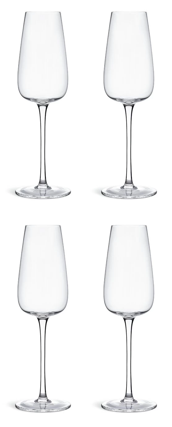 Habitat Apple Set Of 4 Champagne Flutes 3 Habitat Apple Set Of 4 Champagne Flutes