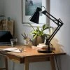 Habitat Swing Arm Desk Lamp - Matt Black -Habitat 7073841 R Z001A