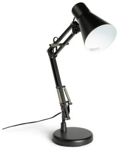 Habitat Swing Arm Desk Lamp - Matt Black -Habitat 7073841 R Z001C