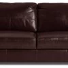 Habitat Salisbury Leather 4 Seater Sofa - Chocolate -Habitat 7119279 R Z001A