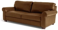 Habitat Salisbury Leather 4 Seater Sofa - Tan -Habitat 7159662 R Z002A