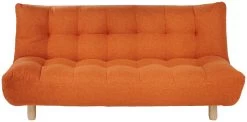 Habitat Kota 3 Seater Fabric Clic Clac Sofa Bed - Orange -Habitat 7234192 R Z002A