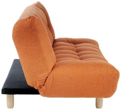 Habitat Kota 3 Seater Fabric Clic Clac Sofa Bed - Orange -Habitat 7234192 R Z003A