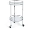 Habitat Chrome And Glass Drinks Trolley -Habitat 7312966 R Z001A
