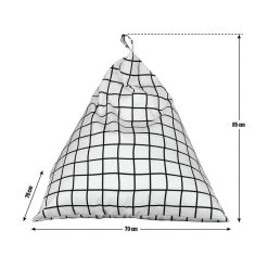 Habitat Large Monochrome Bean Bag -Habitat 7620012 R Z020A