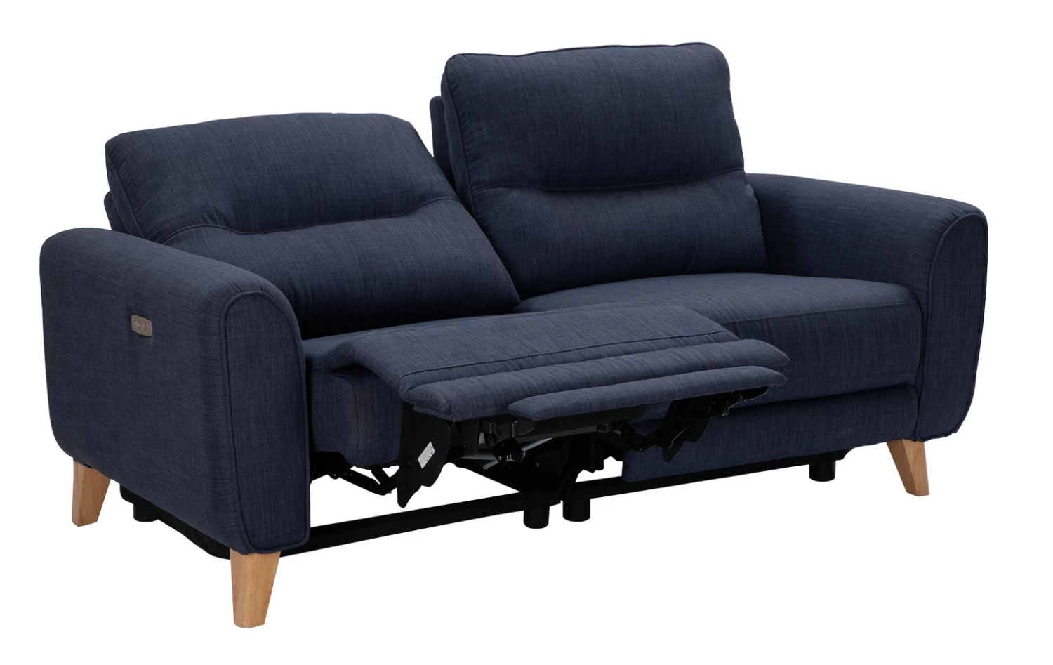 Habitat Tommy Fabric 3 Seater Power Recliner Sofa -Navy Blue 3 Habitat Tommy Fabric 3 Seater Power Recliner Sofa -Navy Blue