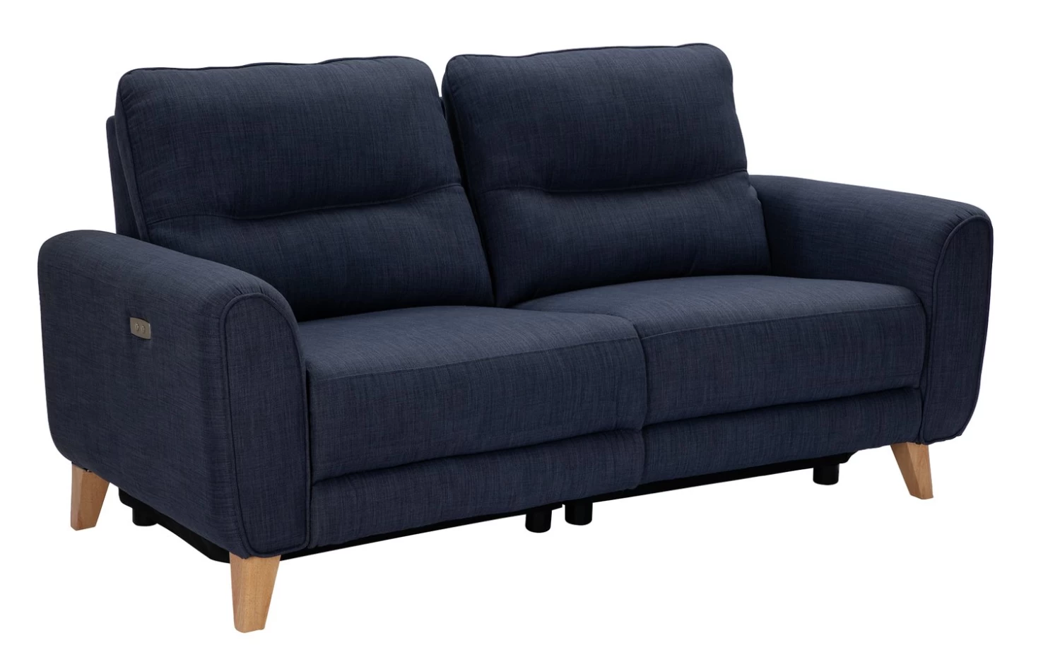 Habitat Tommy Fabric 3 Seater Power Recliner Sofa -Navy Blue 9 Habitat Tommy Fabric 3 Seater Power Recliner Sofa -Navy Blue - Image 7