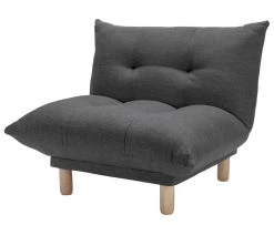 Habitat Kota Fabric Armchair - Charcoal -Habitat 7636305 R Z002A