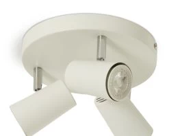 Habitat 3 Light Spotlight Plate - Matt White -Habitat 7653326 R Z004A