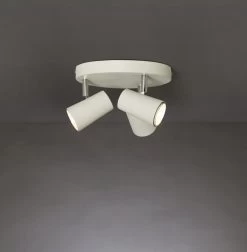 Habitat 3 Light Spotlight Plate - Matt White -Habitat 7653326 R Z005A