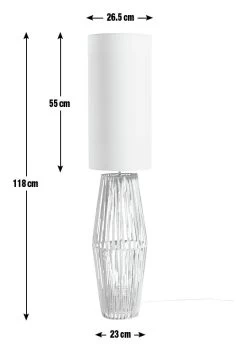 Habitat Global Rope Base Floor Lamp - Natural -Habitat 7653591 R E001