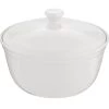 Habitat Stoneware 2.5 Litre Casserole Dish - White 2 Habitat Stoneware 2.5 Litre Casserole Dish - White -Habitat 7666492 R Z001A