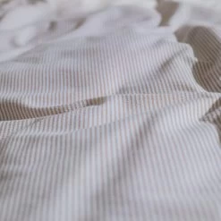 Habitat Retreat Striped Blush & White Bedding Set - Single -Habitat 7697124 R Z004C