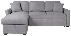 Habitat Reagan Left Corner Storage Sofa Bed - Grey -Habitat 7842766 R Z002A