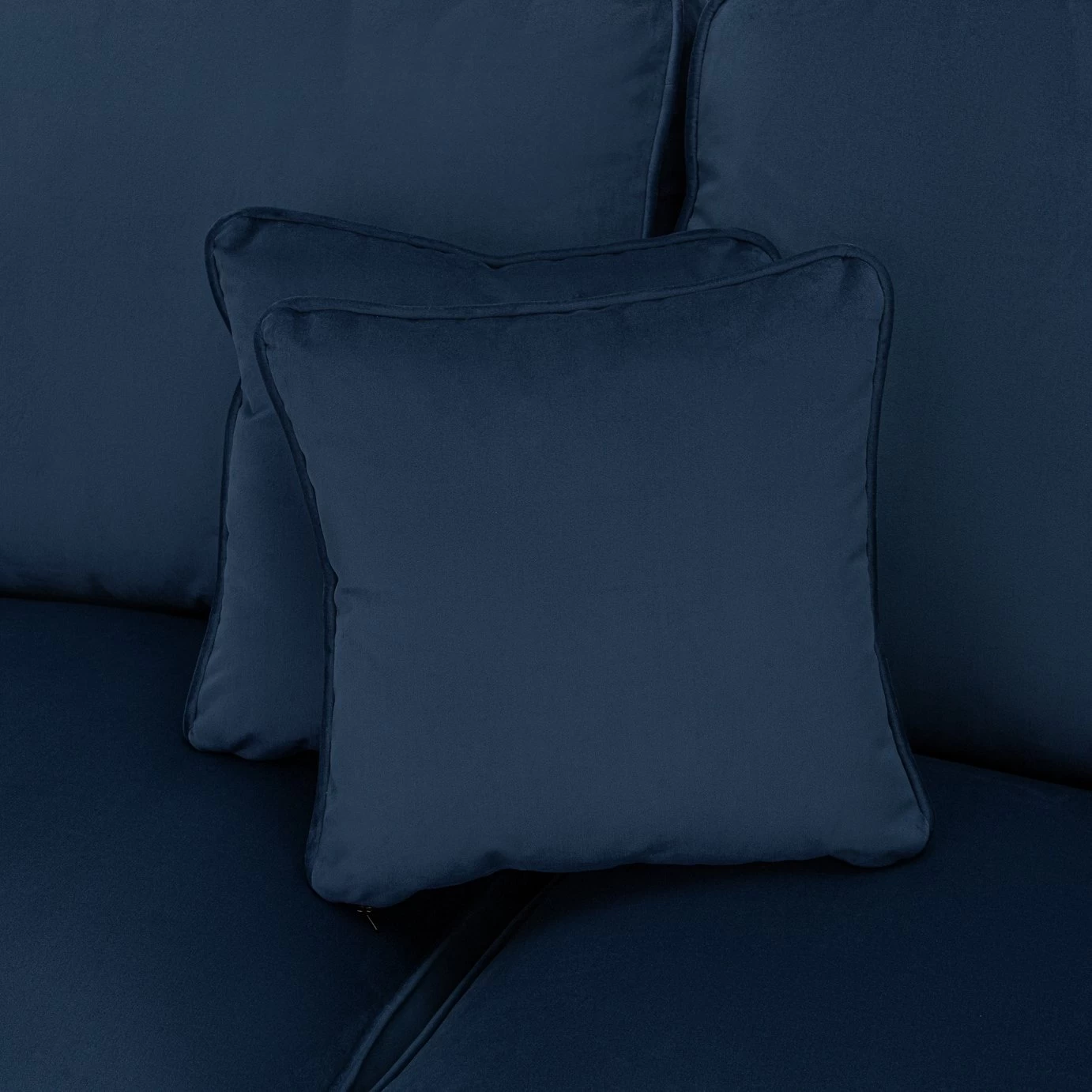 Habitat Matilda Velvet 2 Seater Sofa - Blue 9 Habitat Matilda Velvet 2 Seater Sofa - Blue - Image 7