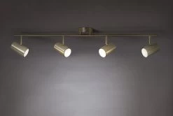 Habitat Brushed Chrome 4 Light Spotlight Bar -Habitat 7911525 R Z002A