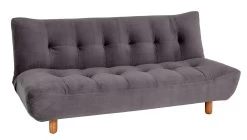 Habitat Kota 3 Seater Velvet Clic Clac Sofa Bed - Grey -Habitat 7917282 R Z002A
