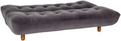 Habitat Kota 3 Seater Velvet Clic Clac Sofa Bed - Grey -Habitat 7917282 R Z003A
