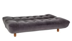 Habitat Kota 3 Seater Velvet Clic Clac Sofa Bed - Grey -Habitat 7917282 R Z005A