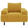 Habitat Julien Fabric Armchair - Yellow 2 Habitat Julien Fabric Armchair - Yellow -Habitat 7944341 R Z001A