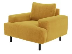 Habitat Julien Fabric Armchair - Yellow 11 Habitat Julien Fabric Armchair - Yellow -Habitat 7944341 R Z002A