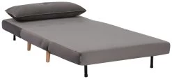 Habitat Roma Small Double Velvet Chair Bed - Charcoal -Habitat 7995541 R Z002A