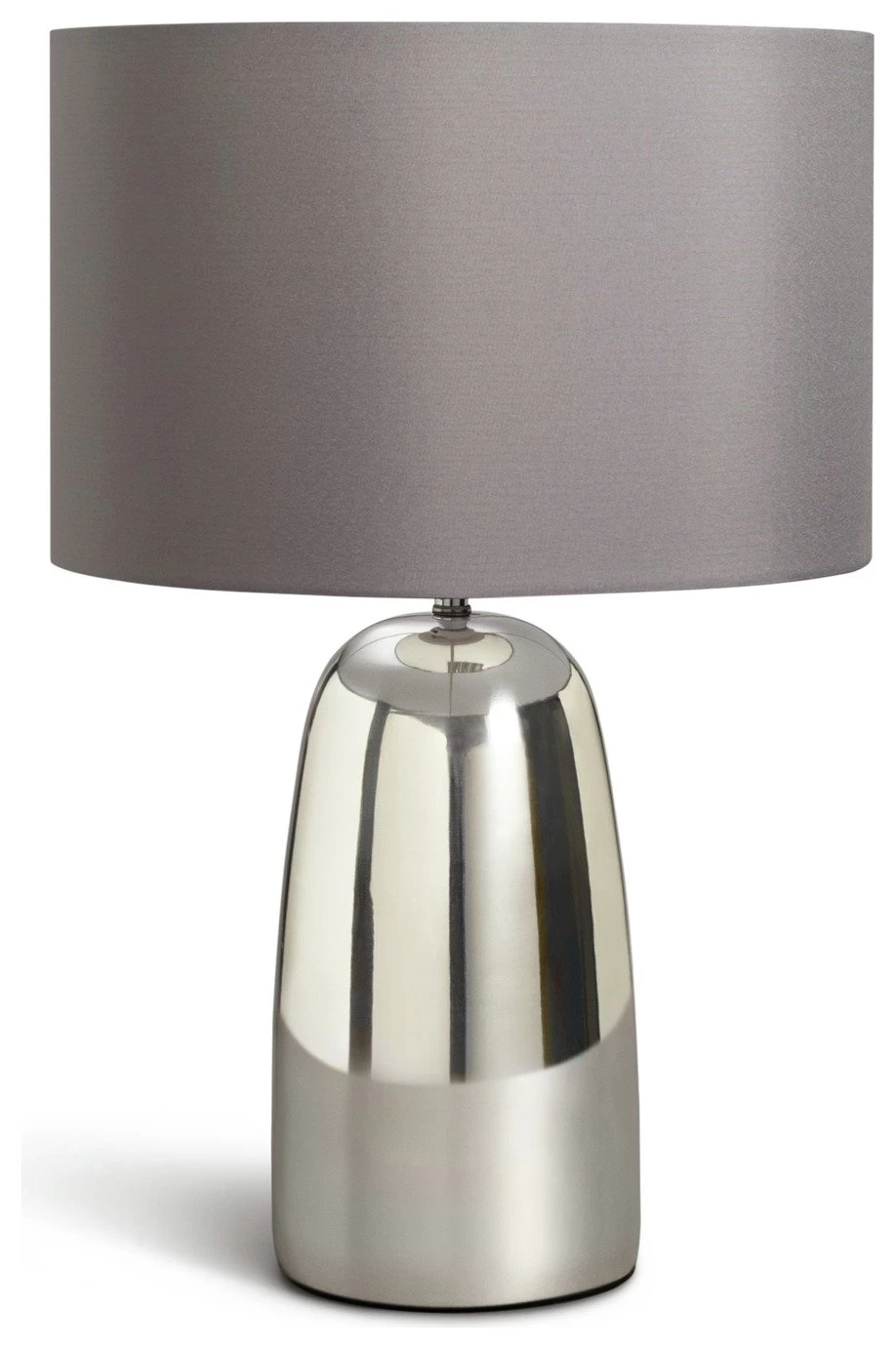 Habitat Largo Touch Table Lamp - Grey & Chrome 4 Habitat Largo Touch Table Lamp - Grey & Chrome - Image 2