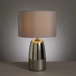 Habitat Largo Touch Table Lamp - Grey & Chrome 8 Habitat Largo Touch Table Lamp - Grey & Chrome -Habitat 8031741 R Z002A
