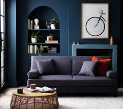 Habitat Chase Fabric Clic Clac Sofa Bed - Charcoal -Habitat 8064268 R Z002C