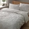 Habitat Hadley Pintuck White Bedding Set - Double -Habitat 8108612 R Z001A