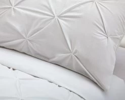 Habitat Hadley Pintuck White Bedding Set - Double -Habitat 8108612 R Z003A